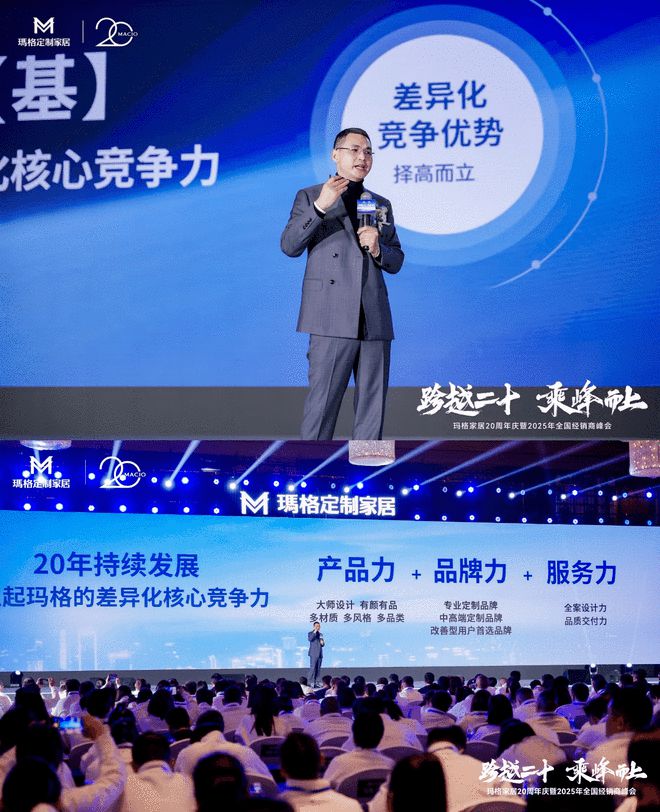 跨越二十 乘峰而上丨玛格家居20周年庆暨2025年全国经销商峰会圆满落幕 携手共赴新未来(图3)
